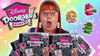 UNBOXING 5 BOXES DISNEY DOORABLES ACADEMY [upl. by Anigar]