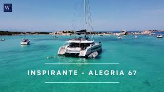 Inspirante  Foutaine Pajot Alegria 67 for charter [upl. by Ettenirt]