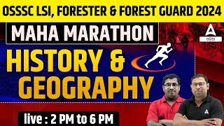 Livestock Inspector Odisha Forester And Forest Guard 2024  History amp Geography Marathon Class [upl. by Blackman]