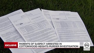 Parents of Cottonwood Heights murder suspect arrested on suspicion of obstruction [upl. by Geesey]