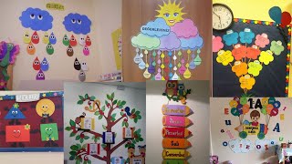 Preschool decoration ideasClassroom decoration designwall decoration ideasdoor decoration ideas [upl. by Christi]