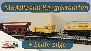 Modellbahn H0 amp Reale Bauzüge  Wiebe Rangierbetrieb [upl. by Anella369]