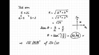 Omzettingen complexe getallen voorbeelden [upl. by Bonnibelle875]