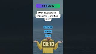 Can You Guess the T Word Riddle 🤔  Tricky Brain Teaser Challenge [upl. by Hadwyn954]