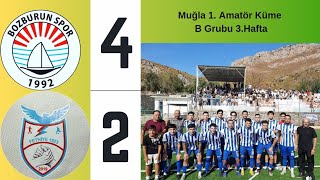 Bozburun Bld Spor 4  2 Fethiye 1923 SK I Muğla 1Amatör Küme B Grubu 3Hafta [upl. by Finer]