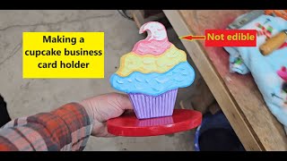 Business Card Holder  Cupcake [upl. by Nevaeh14]