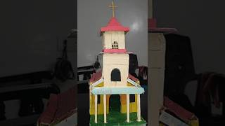 Building Church using ice cream sticks ✝️ craft [upl. by Allimak]