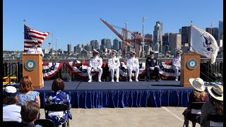 Coast Guard Base Seattle Change of Command 7192024 [upl. by Eigla]