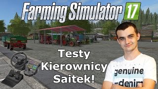 Testy Kierownicy i Panelu sterującego Saitek☆Farming Simulator 17☆ [upl. by Harad24]