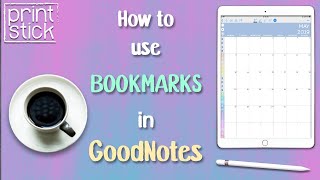 How to Use Bookmarks in GoodNotes 4  Easily navigate the pages of your digital planner [upl. by Ahsienyt]