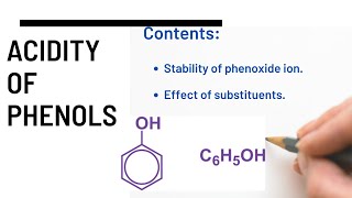 Acidity of Phenols [upl. by Ahtar555]