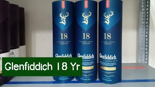 Whisky Glenfiddich 18 year new shape  Single Malt Scotch Whisky 2022 [upl. by Gastineau]