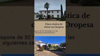 Finca agrícola y de recreo con 16 ha de olivar de secano y 12 ha de labor de secano Oropesa Toledo [upl. by Dranyer575]