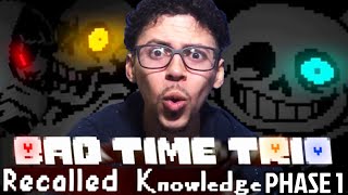 BAD TIME TRIO REMEMBER  Undertale Bad Time Trio Recalled Knowledge  Phase 1 Animation Reaction [upl. by Aisayn]