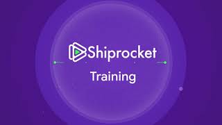 Shiprocket Sellers Training  Shiprocket Training Recording  Seller Training [upl. by Modesty191]