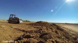 D5K2 Dozer Backfilling a Trench [upl. by Bast578]