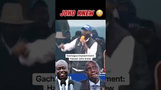 Hassan Joho atoa siri ya Serikali waah [upl. by Blessington485]