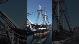 World’s Oldest Naval Warship Still Afloat In Boston ussconstitution🇺🇸boston🇺🇸 [upl. by Darton208]