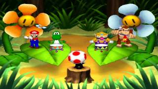 Mario Party 2 Mini Games  Toads Bandstand Flower Waltz [upl. by Ielhsa]