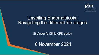 Unveling Endometriosis  6 November 2024 [upl. by Tega]