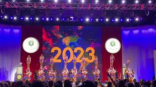 Stingrays Orange Day 2 Cheerleading Worlds 2023 [upl. by Styles]