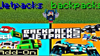 Backpacks amp Jetpacks addon Minecraft bedrock [upl. by Ephraim]