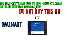 walmart blue ssd 1tb review [upl. by Gilbert]