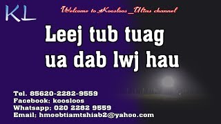 Leej tub tuag ua dab lwj hau 242019 [upl. by Dulcy90]