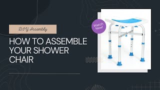 Easy Assembly Guide Transform Your Shower Experience with this HeavyDuty Shower Chair [upl. by Eidna]