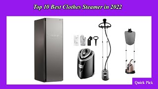 Top 10 Best Clothes Steamer in 2022  Best Clothes Steamer [upl. by Oiruam]