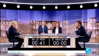 REPLAY  Watch the full French Presidential debate between Macron and Le Pen [upl. by Adnohsirk]