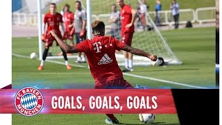 FC Bayern zielsicher im Trainingslager  Anlauf Schuss Tor [upl. by Joappa]