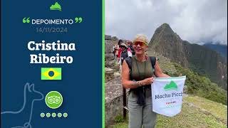 Depoimento Brasil  Cristina Ribeiro brasilturismo viagensmachupicchu machupicchutravel [upl. by Yruy]