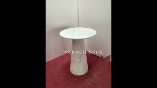 Italian calacatta white marble for table furniture marblefurniture naturalmarble marbletable [upl. by Hildagard961]