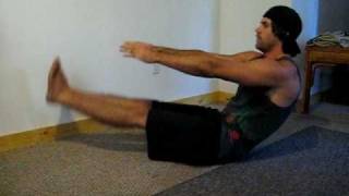 V up Sit ups Amazing home ab workout [upl. by Isabeau]