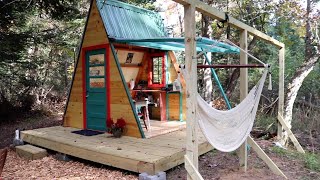 5 minute build A FRAME cabin [upl. by Amalia]