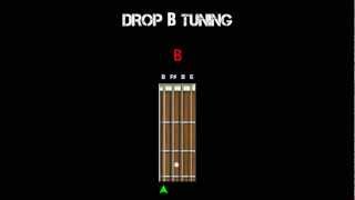 Bass Tuning  Drop B B F B E [upl. by Ellehcirt]