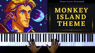 Monkey Island Theme Extended Piano [upl. by Zoara]