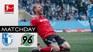 Magdeburg vs Hannover 96  03  Highlights 2 Bundesliga 2024 [upl. by Afrikah]