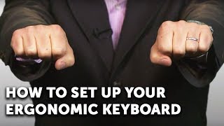 Office Ergonomics Part 2 Setting up your Goldtouch Ergonomic Keyboard [upl. by Nelra]