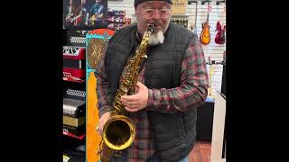 BUESCHER “Big B” Tenor Sax DEMO [upl. by Aifas483]