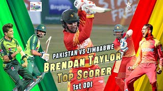 Brendan Taylor Top Scorer  Pakistan vs Zimbabwe  1st ODI 2020  PCB  MD2E [upl. by Sisto966]