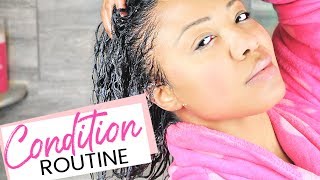 Deep Conditioning Dry Relaxed Hair  WINTER RELAXED HAIR CARE [upl. by Lashoh]