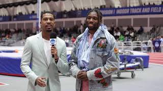 Track world champion Noah Lyles at 2024 NCAA indoor track and field championships [upl. by Peters]