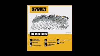 DEWALT Mechanics Tool Set SAE and Metric 12 14 38 Drive Sizesamazonproductsviralvideofyp [upl. by Lehcnom]