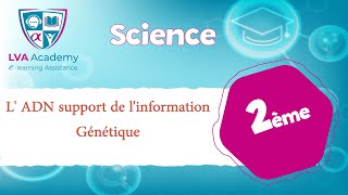 ✅ Science  L ADN support de linformation Génétique  2ème année [upl. by Hussey]