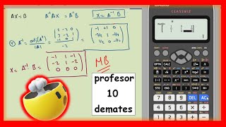 💥 Ecuaciones Matriciales con Calculadora  Matrices y Determinantes [upl. by Atterual]