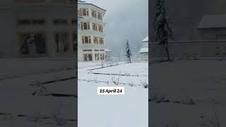 Hotel Alkhaleej kalam swat  today snowfall travel naturalbeauty [upl. by Ferguson]