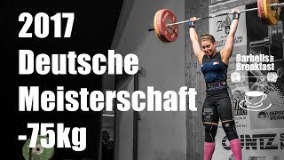 2017 Deutsche Meisterschaft Gewichtheben 75kg Frauen [upl. by Aelanna]