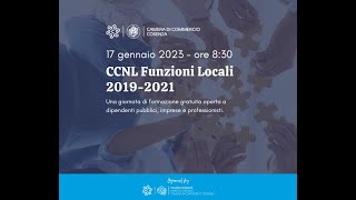 Approfondimento sul Contratto Collettivo Nazionale  Comparto Funzioni Locali 20192021 Mattina [upl. by Ittak]